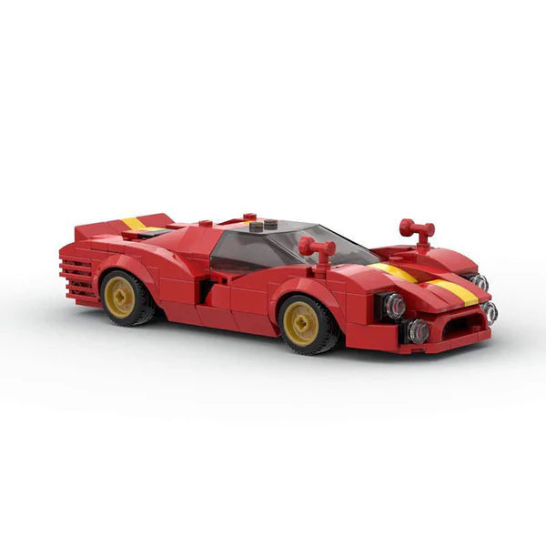 MOC-101795 Ferrari 330 P4 Boy Toy Racing Building Blocks Car Assembly Model