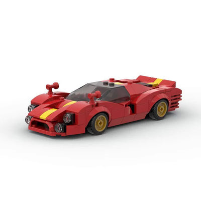 MOC-101795 Ferrari 330 P4 Boy Toy Racing Building Blocks Car Assembly Model