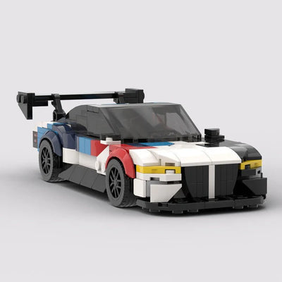 MOC Building Blocks Compatible With M4GT3 Racing Car Assembling Boys