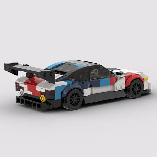 MOC Building Blocks Compatible With M4GT3 Racing Car Assembling Boys